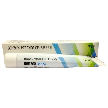 Benzox 2.5% Gel 20gm product image