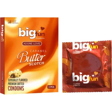 Bigfun Condom Butterscotch 3pcs product image