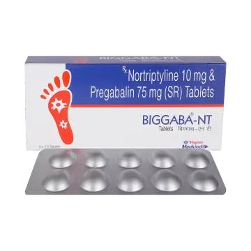 Biggaba Nt 75mg/10mg Tablet Sr product image