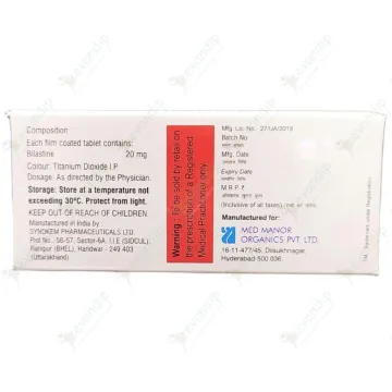 Bilahist 20 Tablet product image