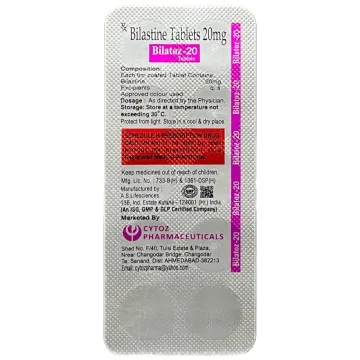 Bilatoz 20 Tablet product image