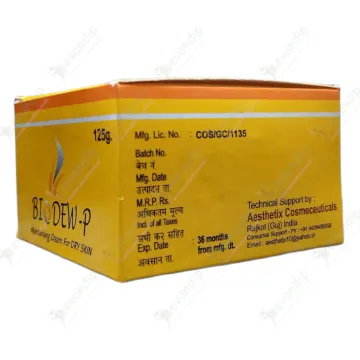 Biodew P Moisturising Cream 125gm product image