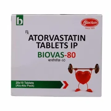 Biovas 80mg Tablet product image