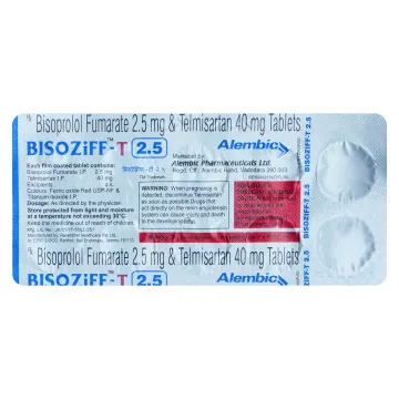 Bisoziff T 5mg/40mg Tablet product image