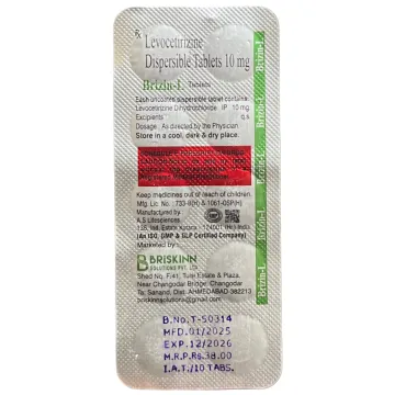 Brizin L Tablet 10mg product image