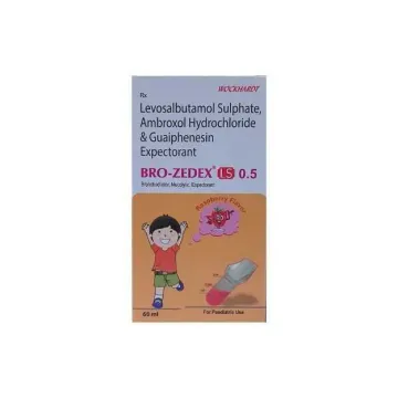 Bro-zedex Ls 0.5 Expectorant Raspberry 60ml product image