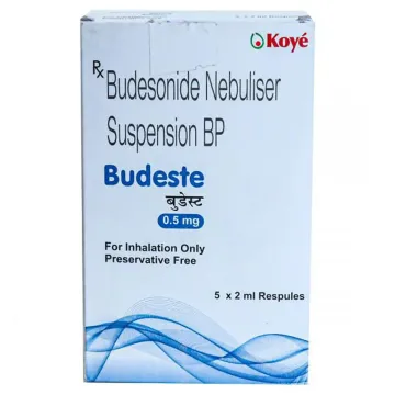 Budeste 0.5mg Respules (2ml Each) product image