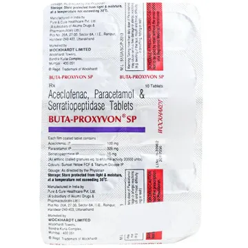 Buta Proxyvon Sp Tablet product image