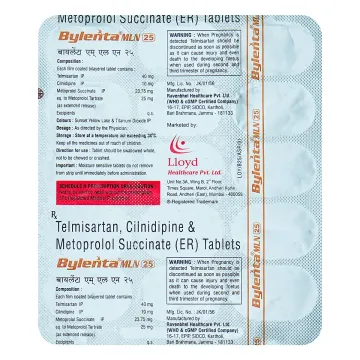Bylenta Mln 10mg/25mg/40mg Tablet product image