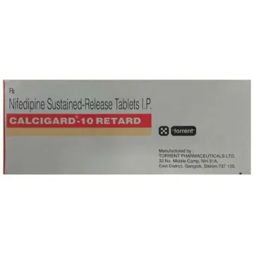 Calcigard 10 Retard Tablet product image