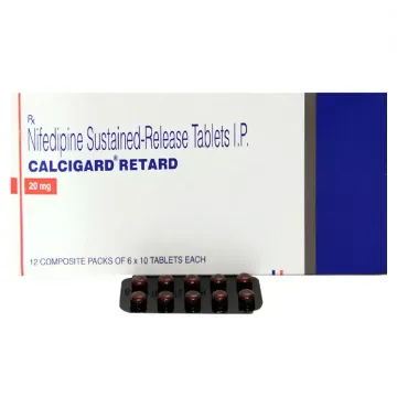 Calcigard 20 Retard Tablet product image