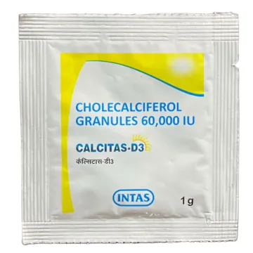 Calcitas D3 Sachet 1gm product image
