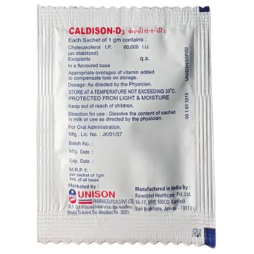 Caldison D3 Sachet 1gm product image