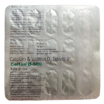 Calten D 500 Tablet product image