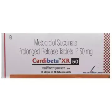 Cardibeta Xr 50 Tablet product image