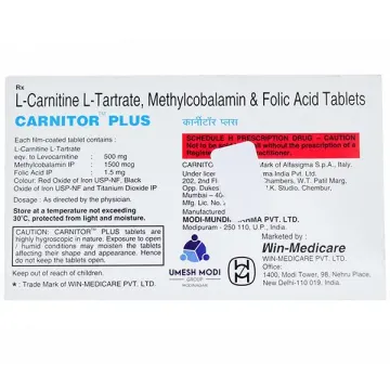 Carnitor Plus Tablet product image
