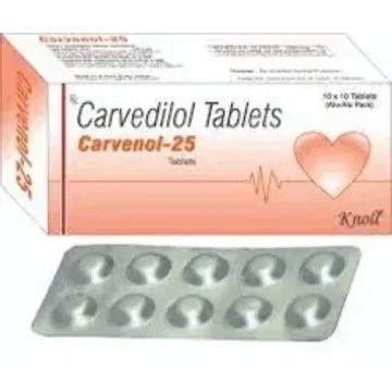 Carvenol 25mg Tablet product image