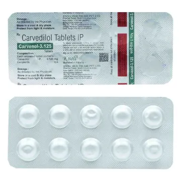 Carvenol 3.125mg Tablet product image