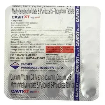 Cavit-xt Tablet product image
