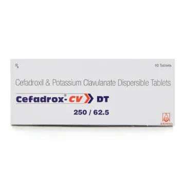 Cefadrox Cv Dt 250/62.5 Tablet product image