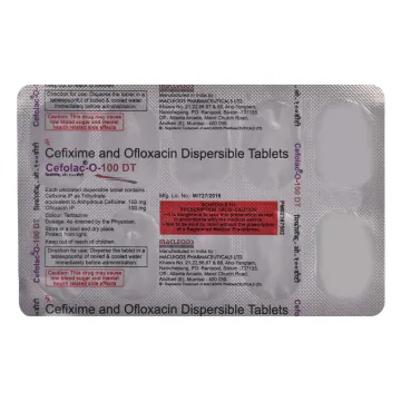 Cefolac O 100 Tablet product image