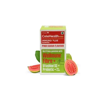 Celehealth Kidz Immuno Plus Gummies Pink Guava product image