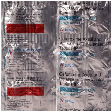 Cfuro Cv 500mg/125mg Tablet product image
