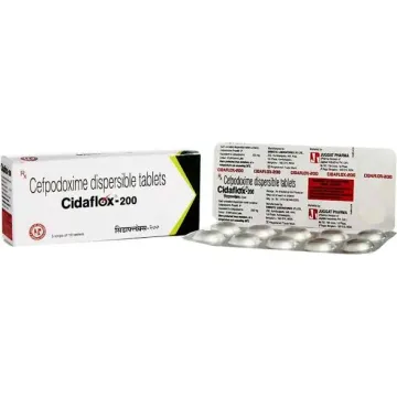 Cidaflox 200mg Tablet Dt product image