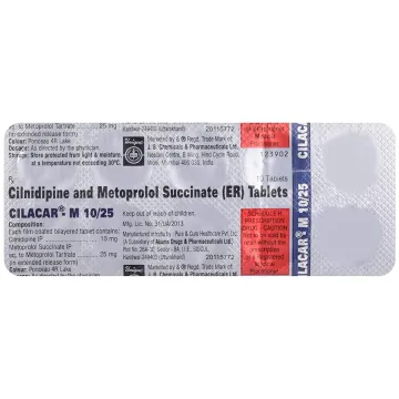 Cilacar M 10/25 Tablet product image
