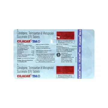 Cilacar Tm 10mg/25mg/40mg Tablet product image