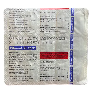 Cilamet Xl 20/50 Tablet product image