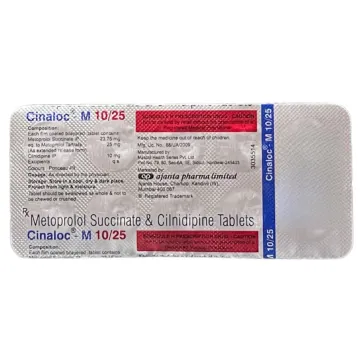Cinaloc M 10/25 Tablet product image