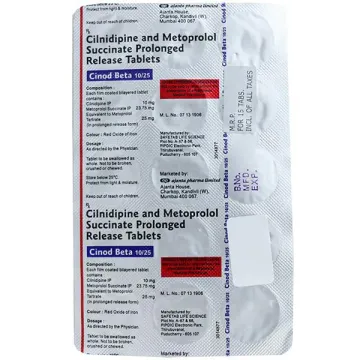 Cinod Beta 10/25 Tablet product image