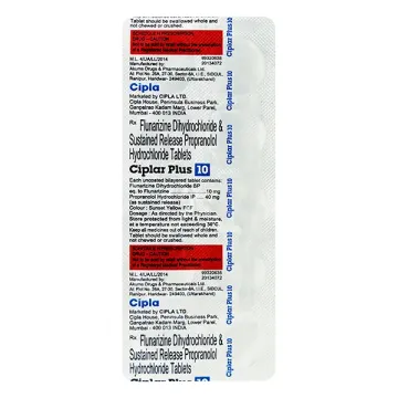 Ciplar Plus 10 Tablet product image