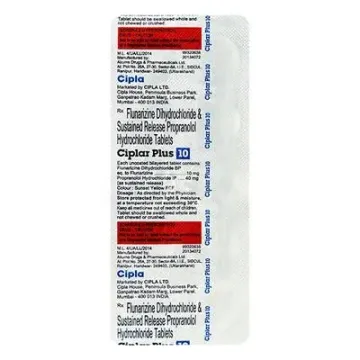 Ciplar Plus 10 Tablet Sr product image