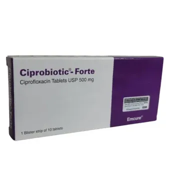 Ciprobiotic Forte 500mg Tablet product image
