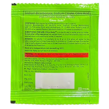 Citro Soda Sachet 4gm product image