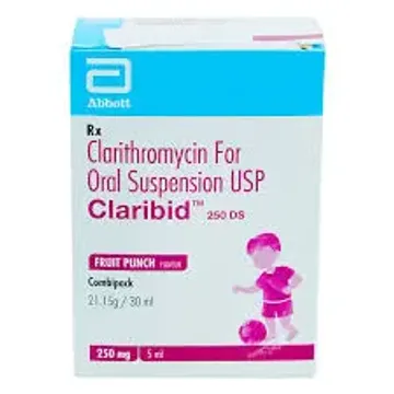 Claribid 250 Ds Oral Suspension Combipack Fruit... product image