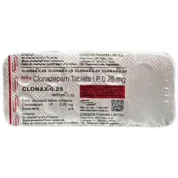 Clonax 0.25 Tablet product image