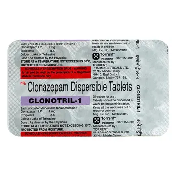 Clonotril 1 Tablet product image