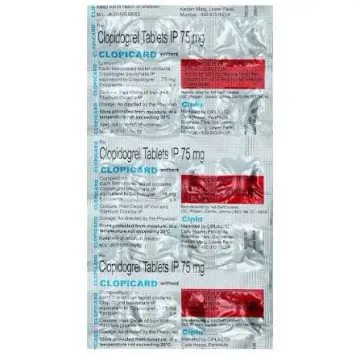Clopicard 75mg Tablet product image