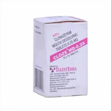 Cloze 0.25mg Tablet Md product image