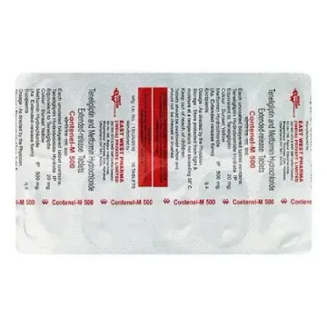 Contenel M 500mg/20mg Tablet product image