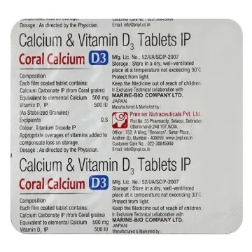 Coral Calcium D3 Tablet product image