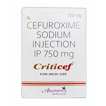Criticef 750mg Injection product image