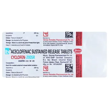 Cyclofen 200 Sr Tablet product image