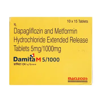 Damita M 5/1000 Tablet product image