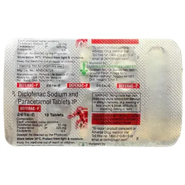 Defenac P Tablet product image