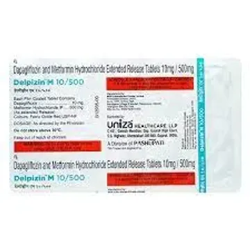 Delpizin M 10/500 Tablet product image