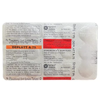 Deplatt A 75 Tablet product image